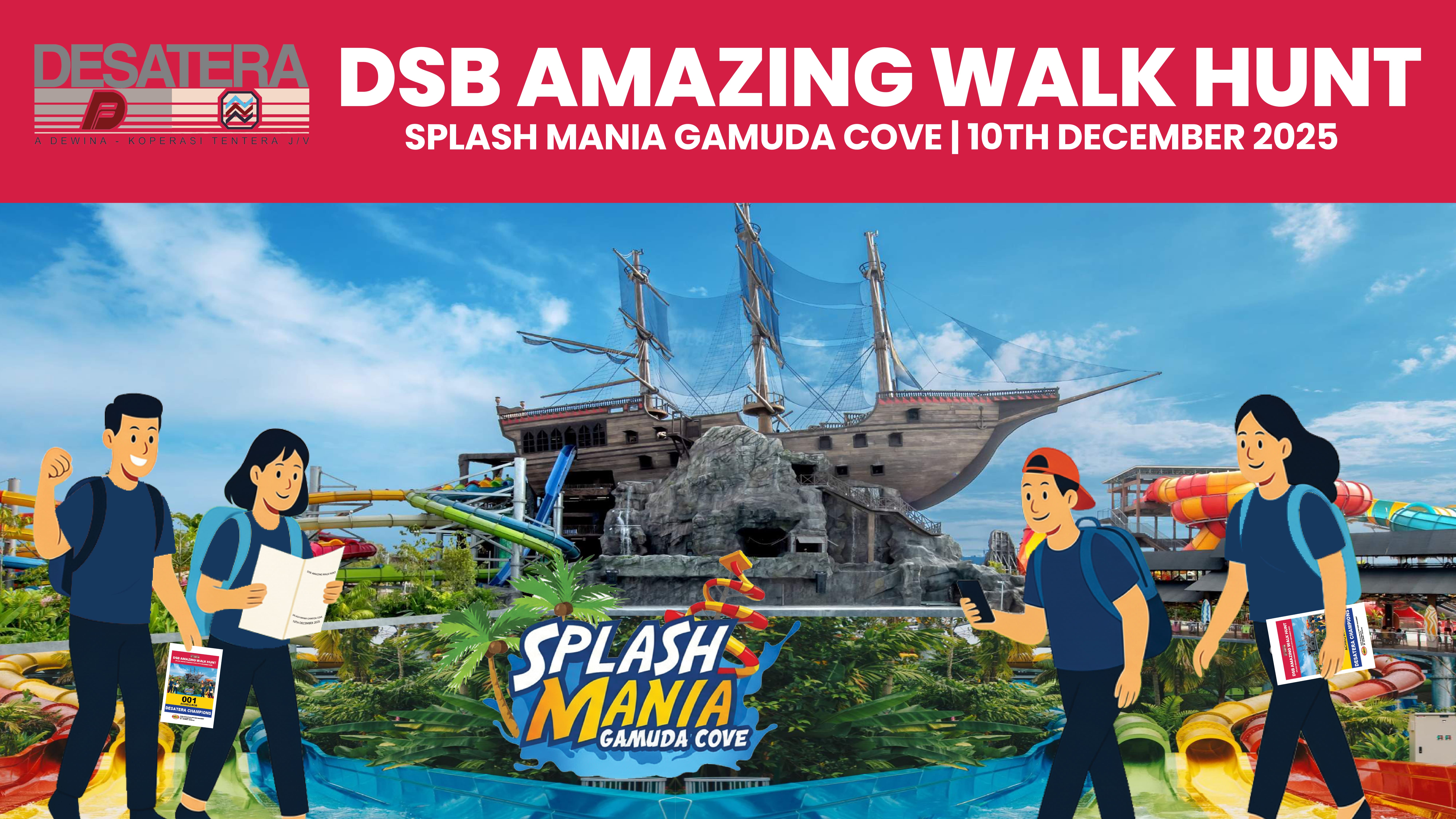 DSB Amazing Walk Hunt 2025 SplashMania Gamuda Cove